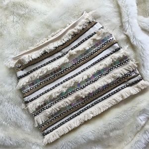 English Rose Embellished Chain White / Ivory Skirt